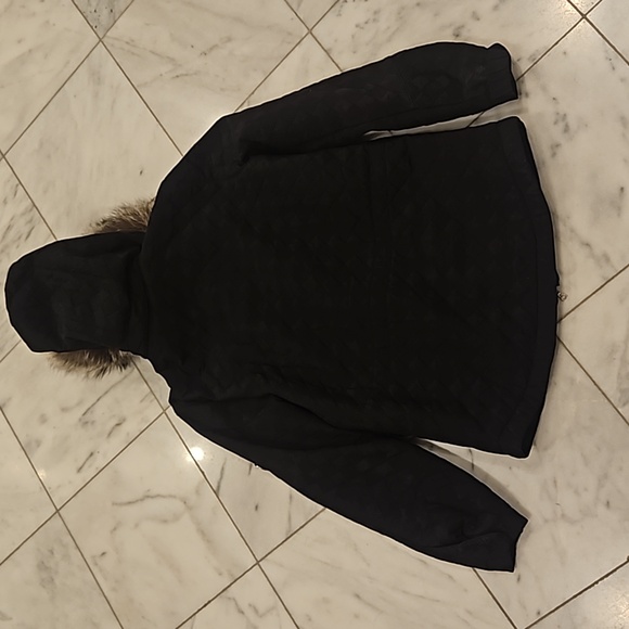 Postcard jacket with fur collar - Picture 11 of 14